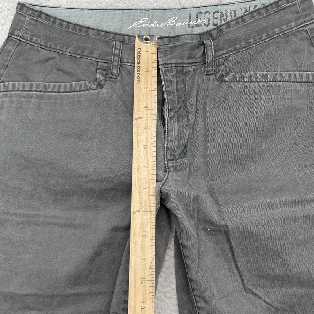 Eddie Bauer Capri Pants Women 8 Gray Baggy Gorpcore Hike Academia Y2k Preppy 90s